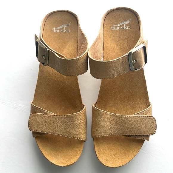 Dansko Tanya Slip on Wedge Sandals Size 42
